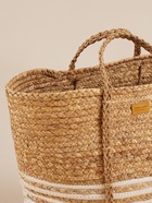 Корзина для белья плетеная SL Home Orden, хлопок, гиацинт, 42×24×35 см - Фото 4