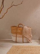 Корзина для белья плетеная SL Home Orden, хлопок, гиацинт, 42×24×35 см - Фото 6