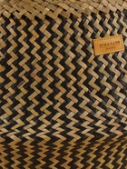 Корзина для белья плетеная круглая SL Home «Сорренто», камыш, 35×45 см - Фото 3