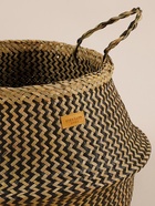 Корзина для белья плетеная круглая SL Home «Сорренто», камыш, 35×45 см - Фото 4