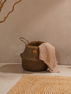 Корзина для белья плетеная круглая SL Home «Сорренто», камыш, 35×45 см - Фото 6