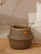 Корзина для белья плетеная круглая SL Home «Сорренто», камыш, 35×45 см - Фото 7