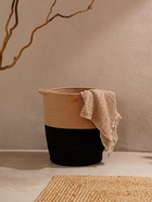 Корзина для белья плетеная круглая SL Home Cotton, хлопок, 33×45 см - Фото 6