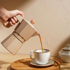 Кофеварка гейзерная SL Home «Ферамо», 300 мл, 11×15.5×20 см, алюминий, бежевая - Фото 8