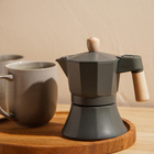 Кофеварка гейзерная SL Home «Ферамо», 150 мл, 11×15.5×12 см, оливковая - Фото 3