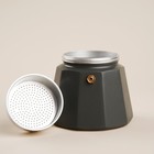 Кофеварка гейзерная SL Home «Ферамо», 300 мл, 11×15.5×20 см, алюминий, оливковая - Фото 4