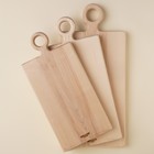 Доска разделочная из цельного массива берёзы Sima-Land Home 39,2×18×2,2 см - фото 25623859