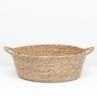 Экологичный лежак для животных (хлопок+рогоз),  35 х 27 х 11 см, - фото 809301897