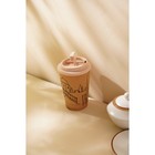 Стакан для кофе SL Home «Тира», 350 мл, 9.5×14.5 см, пробковый, с крышкой, бежевый - Фото 9