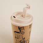 Стакан для кофе SL Home «Севилья», 450 мл, 9.5×18.5 см, пробковый, с крышкой, бежевый - Фото 3