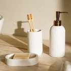 Аксессуары для ванной SL Home, 3 предмета, дозатор для мыла, мыльница, стакан - Фото 6