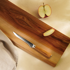 Нож кухонный SL Home «Оливия», обвалочный, лезвие 14 см, дамасская сталь, коричневый - Фото 4