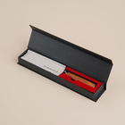 Нож кухонный SL Home «Оливия», обвалочный, лезвие 14 см, дамасская сталь, коричневый - Фото 7