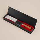 Нож кухонный SL Home «Оливия», шеф, лезвие 16 см, дамасская сталь, коричневый - Фото 7