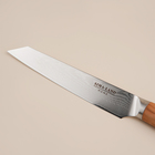 Нож кухонный SL Home «Оливия», разделочный, лезвие 20.32 см, дамасская сталь, коричневый - Фото 5