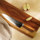 Нож кухонный SL Home «Оливия», шеф, лезвие 22.86 см, коричневый - Фото 4