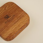 Набор тарелок - подставок SL Home, 10×10×2 см, 3 шт., дуб - Фото 6