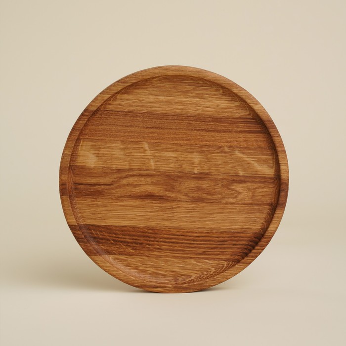 Доска для пиццы SL Home «Доливия», d=20 см, дуб - Фото 1