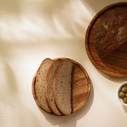 Доска для пиццы SL Home «Доливия», d=20 см, дуб - Фото 7