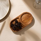 Поднос с двумя отделениями SL Home, 21×11×2 см, дуб - Фото 7