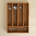 Лоток для столовых приборов SL Home, 34×25×5 см, дуб - Фото 12