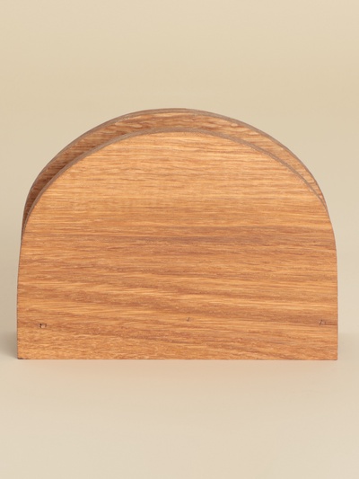 Салфетница деревянная SL Home, 12×9 см, дуб