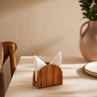 Салфетница деревянная SL Home, 12×9 см, дуб - Фото 8