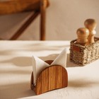 Салфетница деревянная SL Home, 12×9 см, дуб - Фото 9