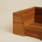Салфетница деревянная SL Home, 14,5×14,5×7 см, дуб - Фото 4