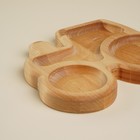 Менажница детская из берёзы Sima-Land Home Auto, 19.5×16×1.8 см - Фото 2