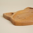 Набор детской деревянной посуды Sima-Land Home Animals, 3 предмета: медведь 20×15 см, кошка 21×11 см, лиса 22×16,5 см, подарочная коробка - фото 25419152