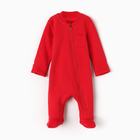 Комбинезон детский MINAKU цвет красный, рост 68-74 см - фото 321600120