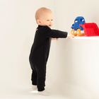 Комбинезон детский MINAKU, рост 62-68 см, чёрный - фото 114831457