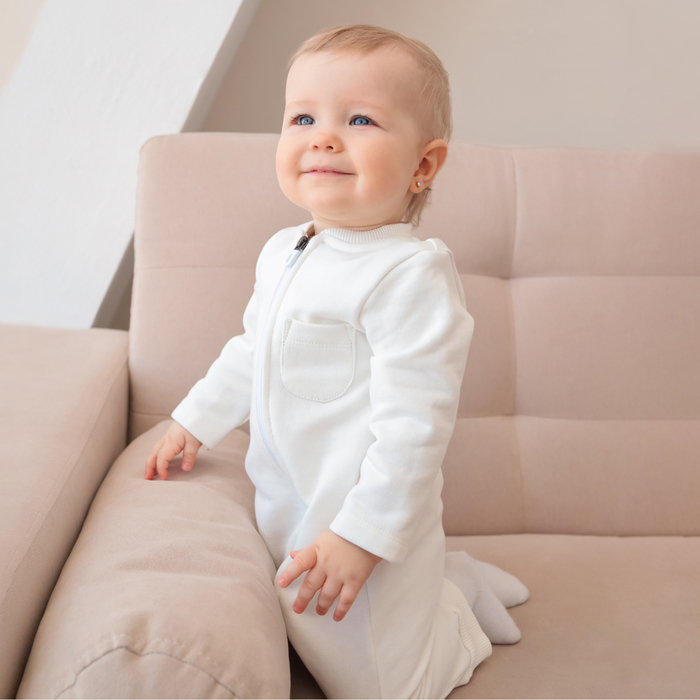 Комбинезон детский MINAKU, цвет экрю, рост 68-74 см - Фото 1