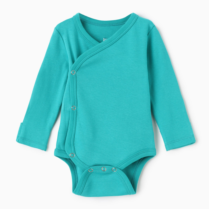 Боди детское MINAKU, рост 68-74 см, изумрудное