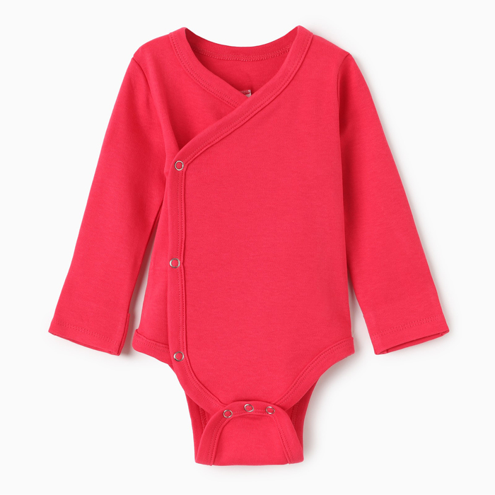 Боди детское MINAKU, рост 80-86 см, цвет малиновый