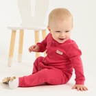 Комбинезон детский MINAKU, рост 62-68 см, малиновый - фото 24672127