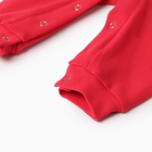 Комбинезон детский MINAKU, рост 74-80 см, малиновый - фото 24062281