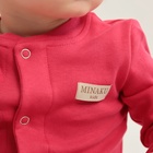 Комбинезон детский MINAKU, рост 74-80 см, малиновый - фото 24672139