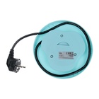 Чайник электрический Homestar HS-1021, пластик, колба металл, 1.7 л, 1500 Вт, голубой - фото 9831372