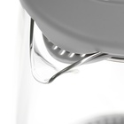 Чайник электрический "МАТРЁНА" MA-009, стекло, 2 л, 1500 Вт, серый - Фото 4