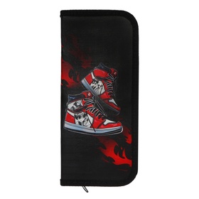 Пенал школьный, 1 секция, 9×19.5×2.5 см «Кеды аниме»