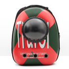 Рюкзак для переноски кошек и собак "Travel", с окном, 32 х 25 х 42 см - Фото 2