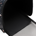 Сумка - переноска для животных "Звёздное небо", размер L, 53 х 21 х 29 см, чёрная - Фото 7