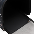 Сумка - переноска для животных "Звёздное небо", размер S, 37,5 х 17 х 22 см, чёрная - Фото 7