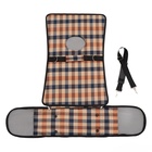 Сумка-переноска каркасная, со шторкой, размер M, 43×21×26 см, клетчатая - Фото 7