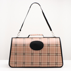 Сумка - переноска для животных "Клетка", розовая, размер L, 53 х 22 х 29 см, - Фото 2