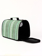 Сумка-переноска каркасная «Полосы», размер S, 37×20×24 см - Фото 10