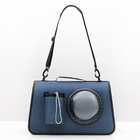 Сумка-переноска с органайзером и иллюминатором, 43×24×28 см, синяя - Фото 5