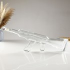 Мини-Бар «Автомат», на подставке, на 2 персоны, штоф - 800 мл, стаканы 330 мл, 53×7×23 см, стекло, дерево - Фото 7